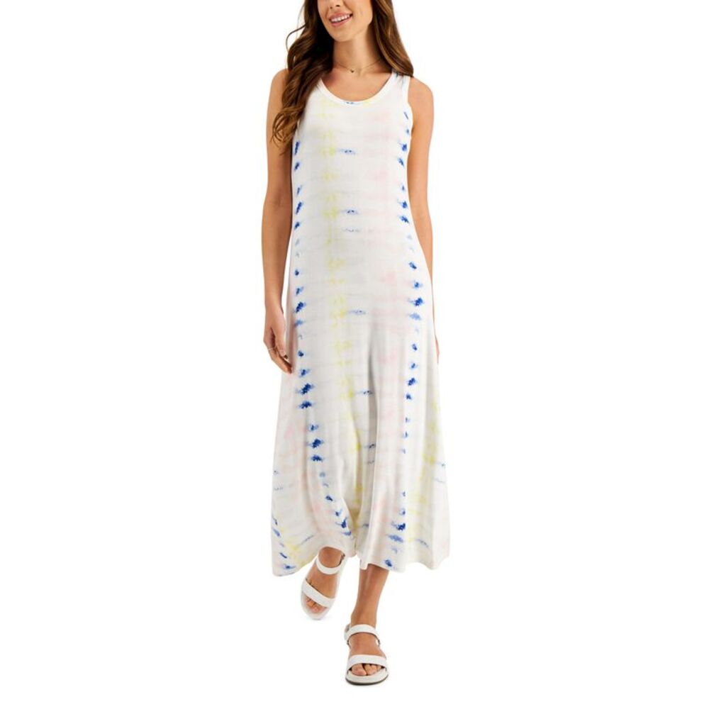 Style & Co Petite Tie Dye Maxi Dress
